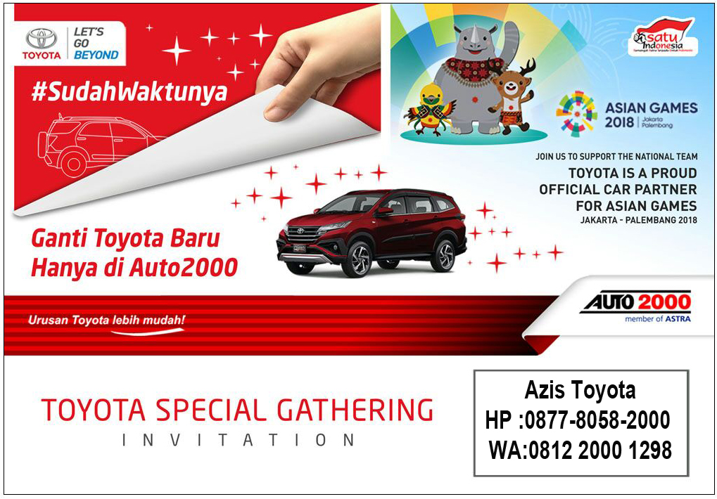 Promo Showroom Sepsial Toyota Bekasi