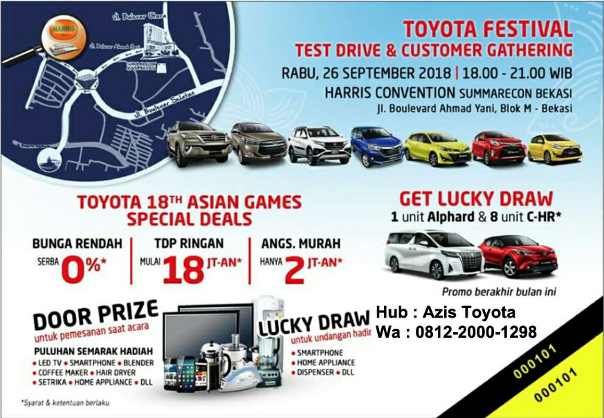 Promo Toyota Festival Dari Dealer Auto2000 Bekasi Barat