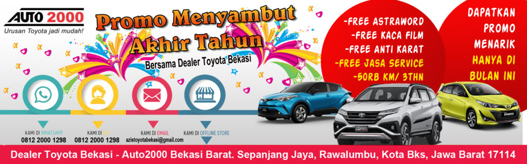 Promo Menyambut Akhir Tahun Bersama Dealer Toyota Bekasi