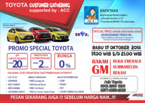 Promo Terbaru Dealer Toyota Bekasi