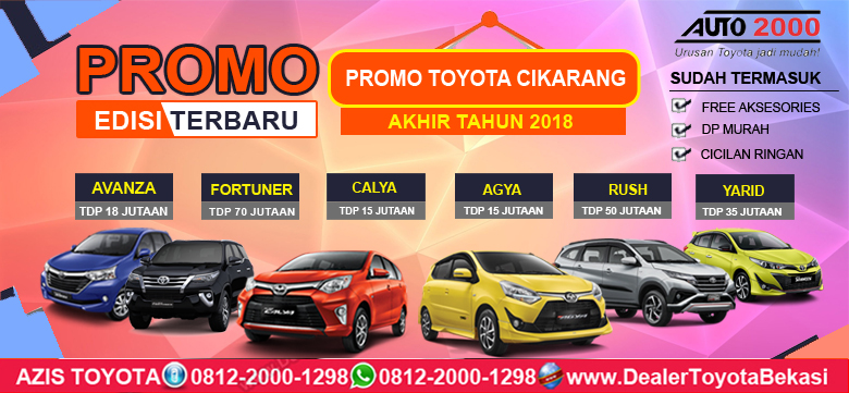 Promo Toyota Cikarang Akhir Tahun 2018 - Dealer Toyota Bekasi