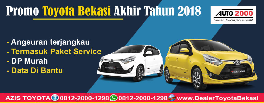 Promo Toyota Bekasi Akhir Tahun 2018