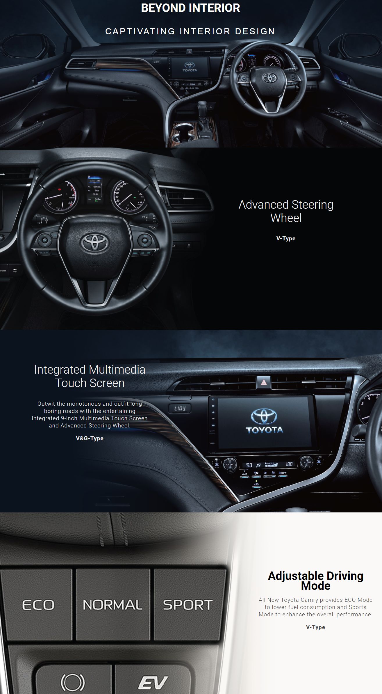Interior New Camry