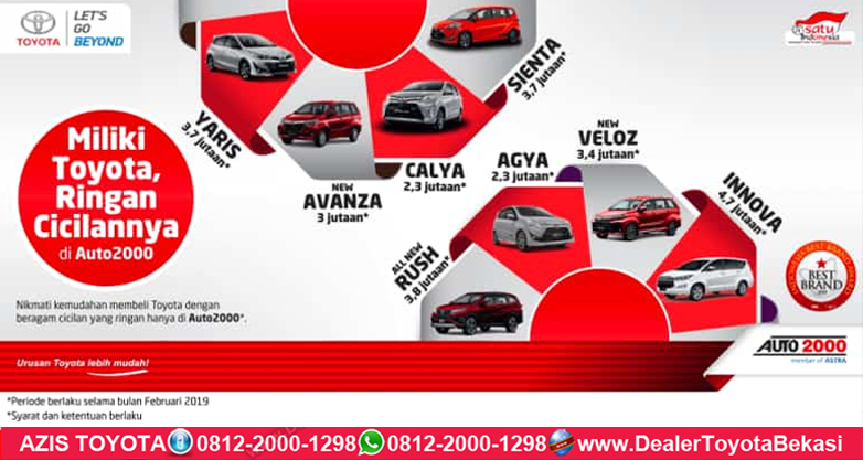 Ayoo Miliki Toyota Ringan Cicilanya Di Auto2000 Bekasi