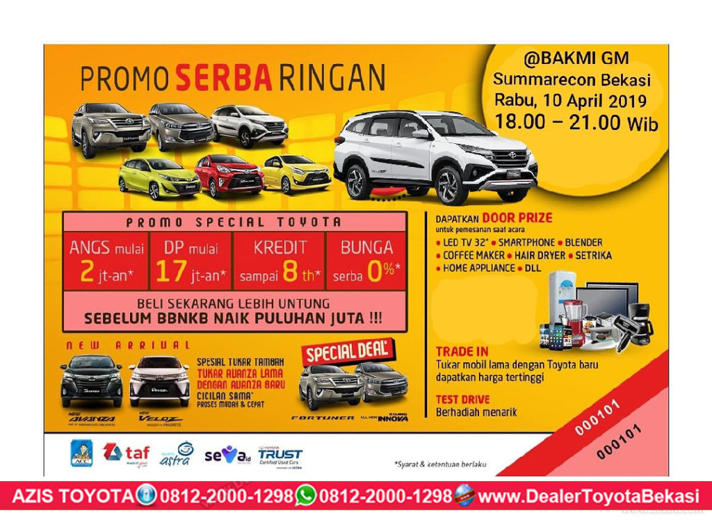 Hadirilah TOYOTA FESTIVAL Customer GATHERING April 2019