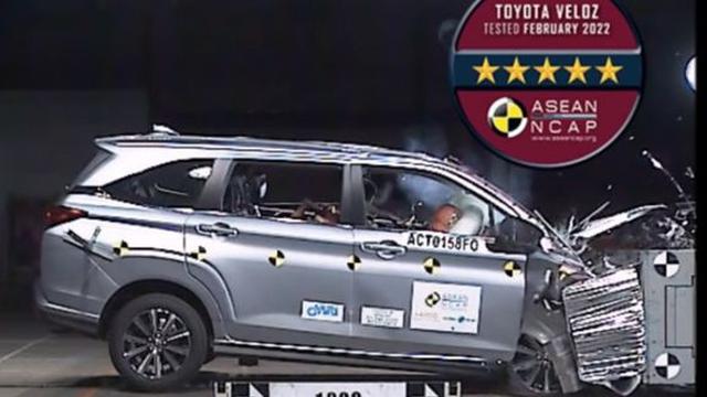 Toyota Veloz Ikut Uji Tabrak Berstandar Internasional