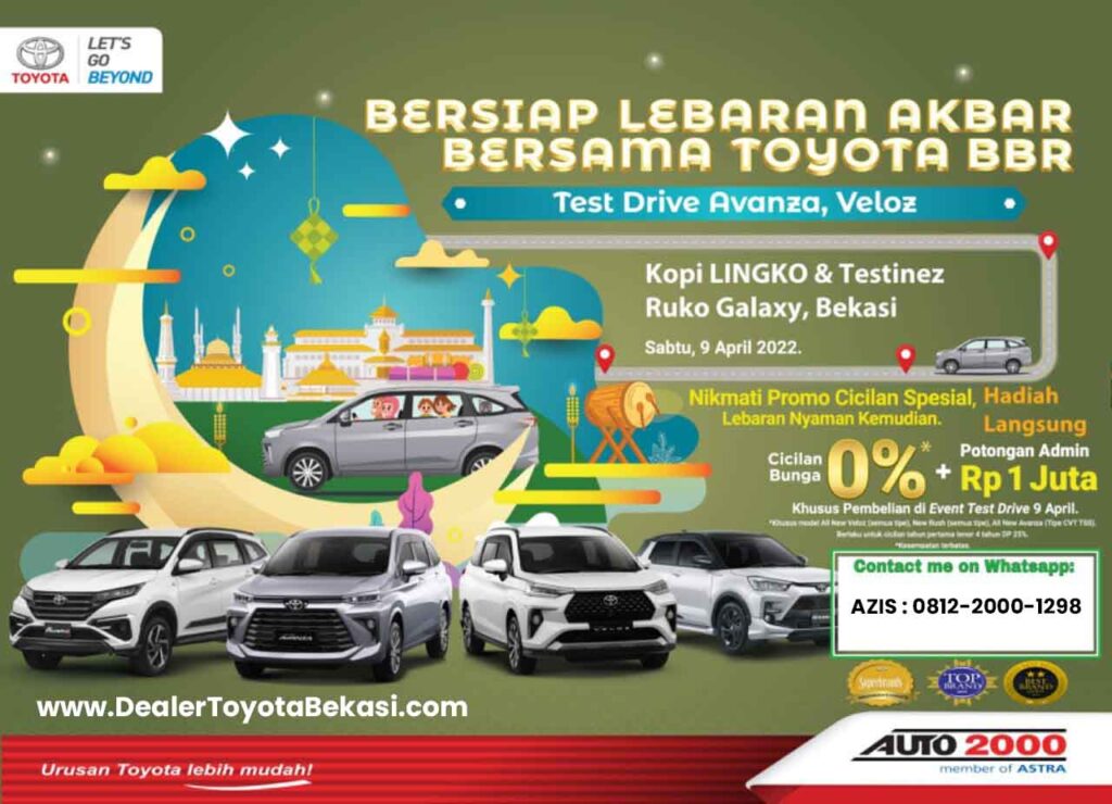 Promo Kredit Toyota Mudik Lebaran